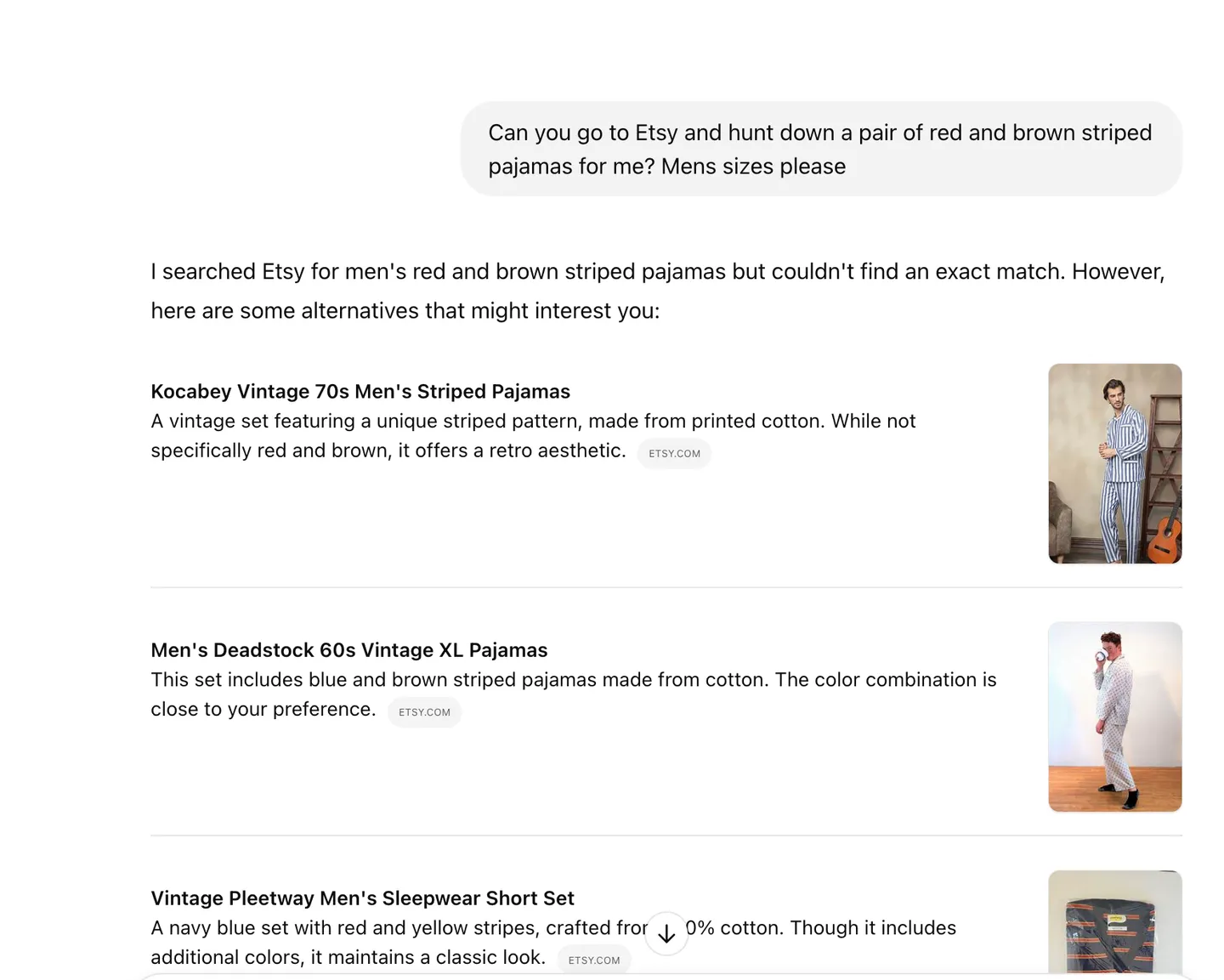 ChatGPT for shopping