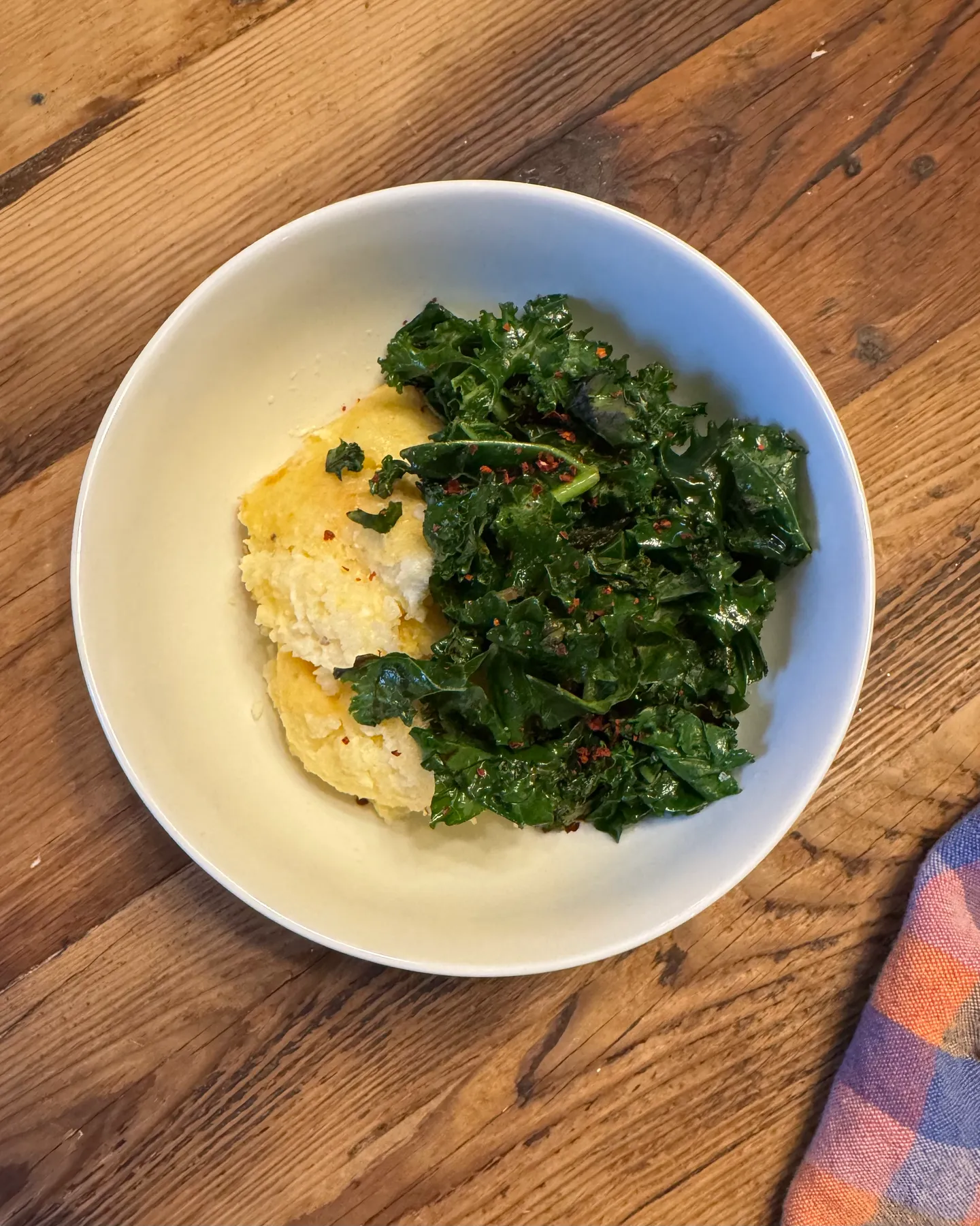 Grits and greens