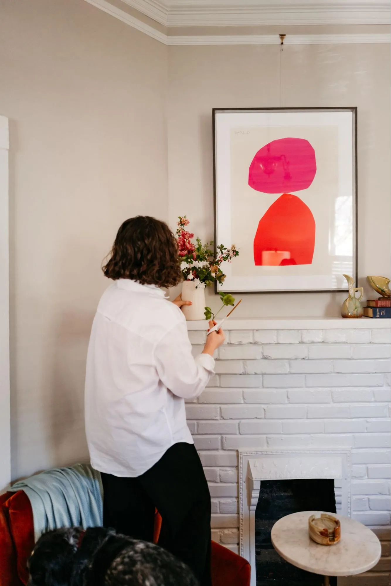 Cutting a Bud from a Vase