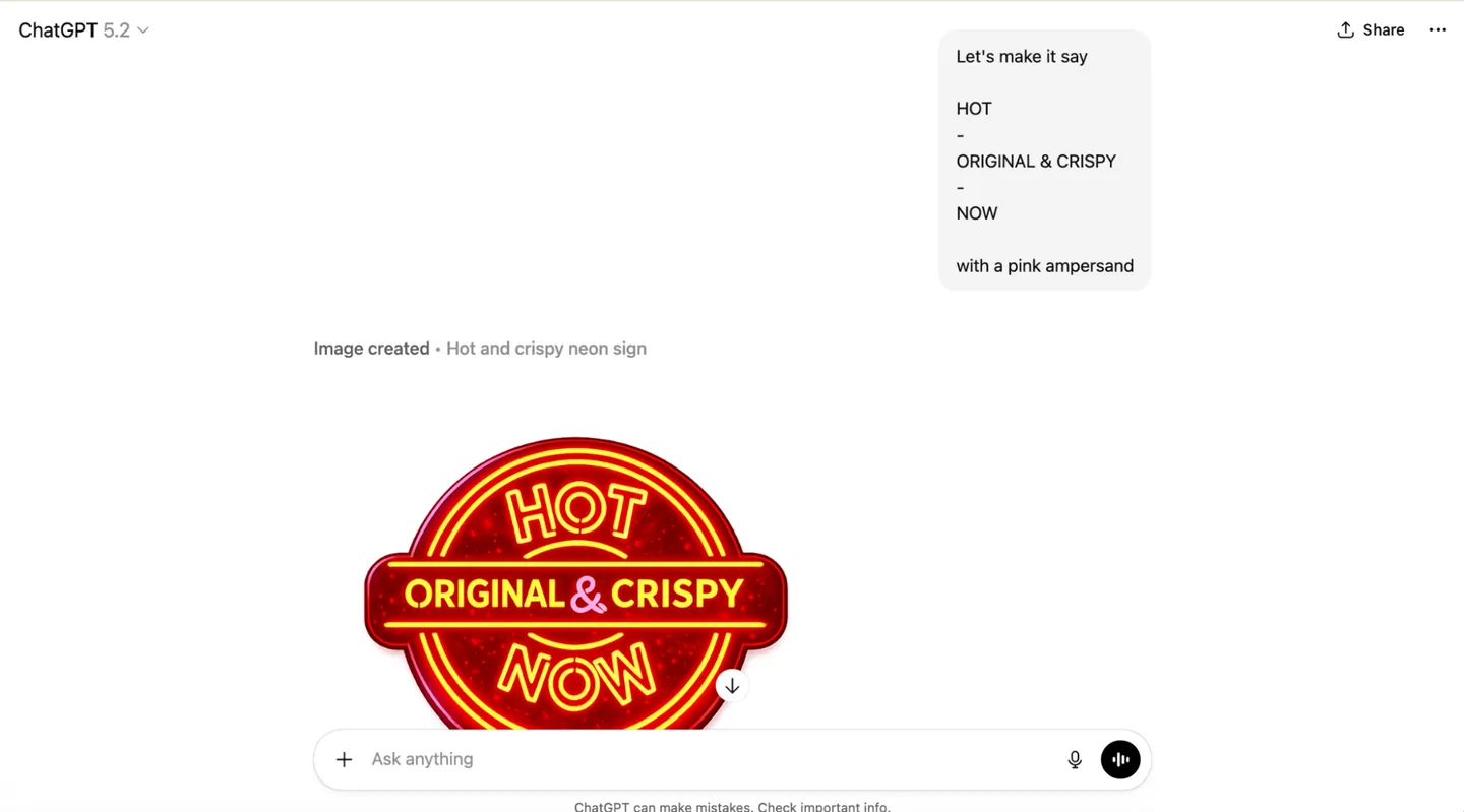 Hot sign custom sticker says original and crispy